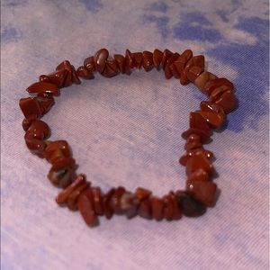 Beautiful Red Jasper all natural bracelet